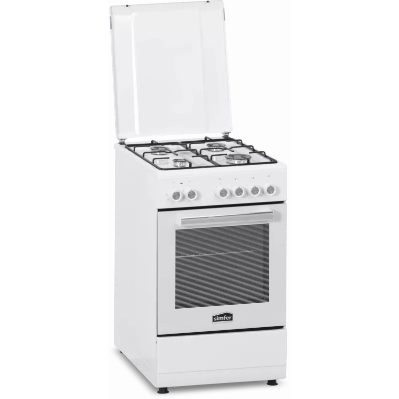 Placa a gás de encastrar e forno elétrico SIMFER 5405SERBB, aparelho combinado, largura 50 cm, classe de eficiência energética A