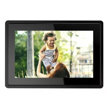 Denver PFF-1021BLACK moldura digital preta 25,6 cm (10,1 polegadas) ecrã tátil Wi-Fi