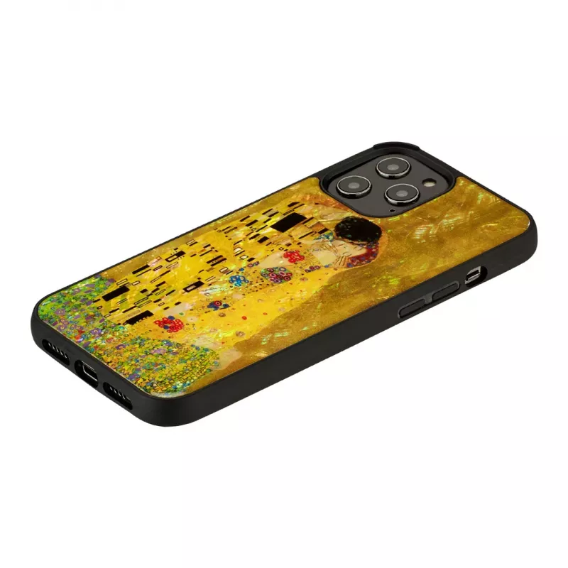 Capa de proteção iKins para Apple iPhone 12 Pro Max – preto, design beijo