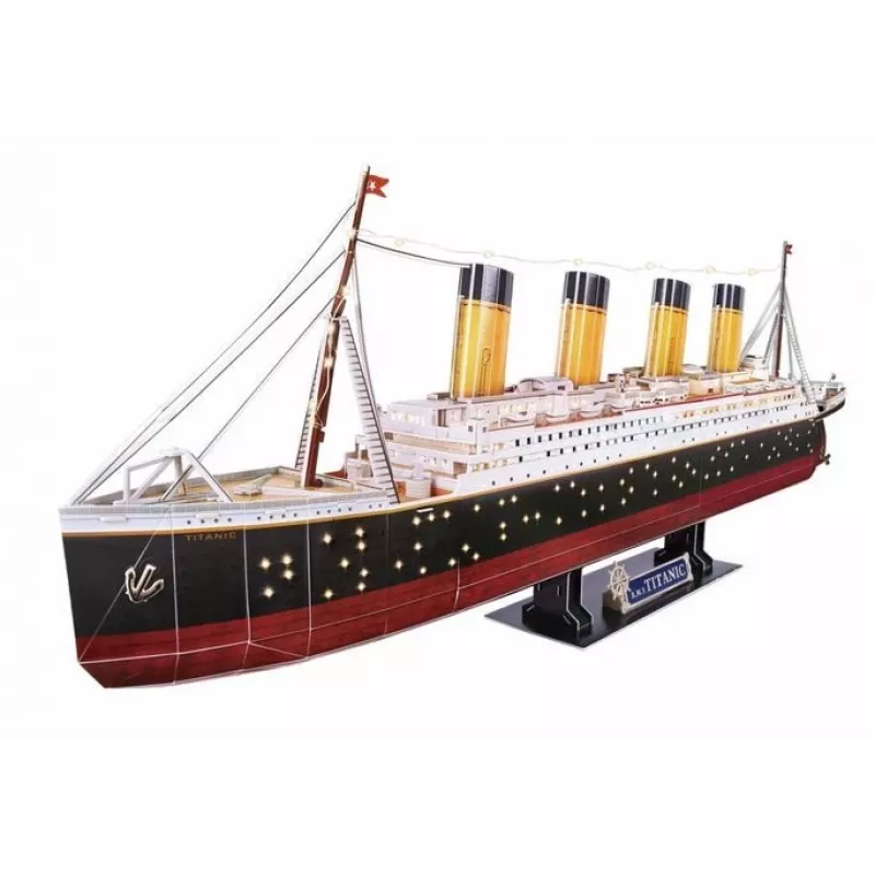 Puzzle 3D CubicFun Titanic LED