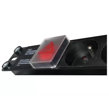 Alantec PZ071U extensão de alimentação 1,8 m 7 tomadas AC Interior Preto