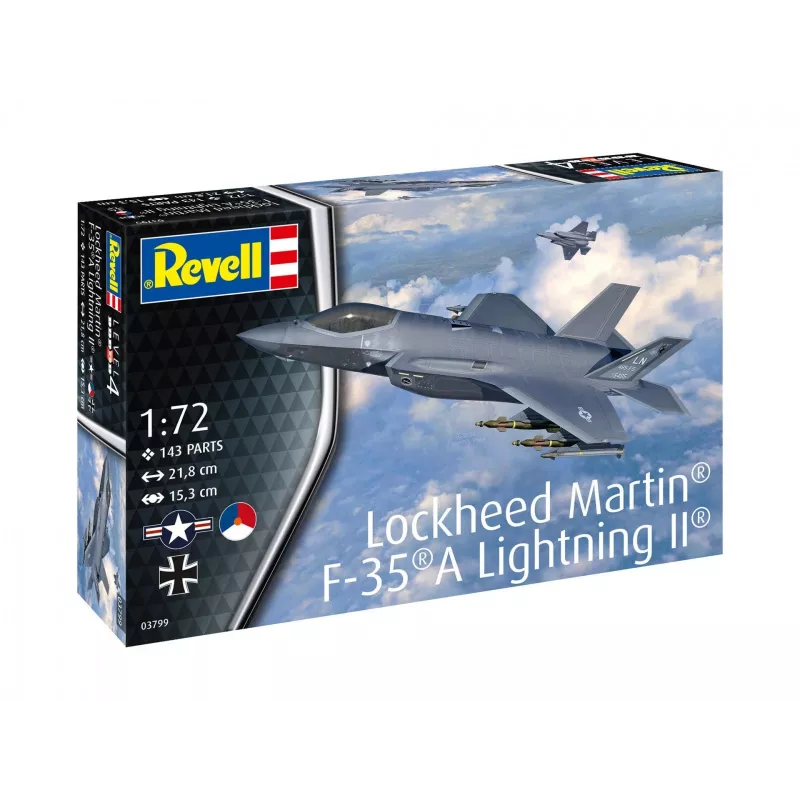 Modelo plástico Lockheed Martin F-35A Light 1/72