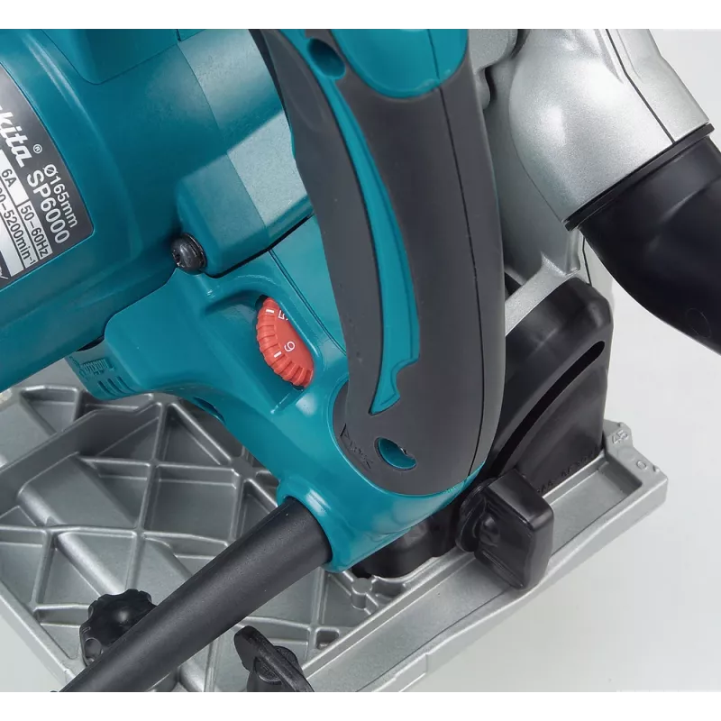 Serra circular manual portátil Makita SP6000J 16,5 cm preta, azul 6400 rpm 1300 W