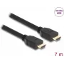 Cabo HDMI High Speed DeLOCK 48 Gbit/s 8K 60 Hz preto 7 m