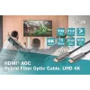 Cabo de fibra ótica híbrida HDMI AOC Digitus AK-330125-200-S