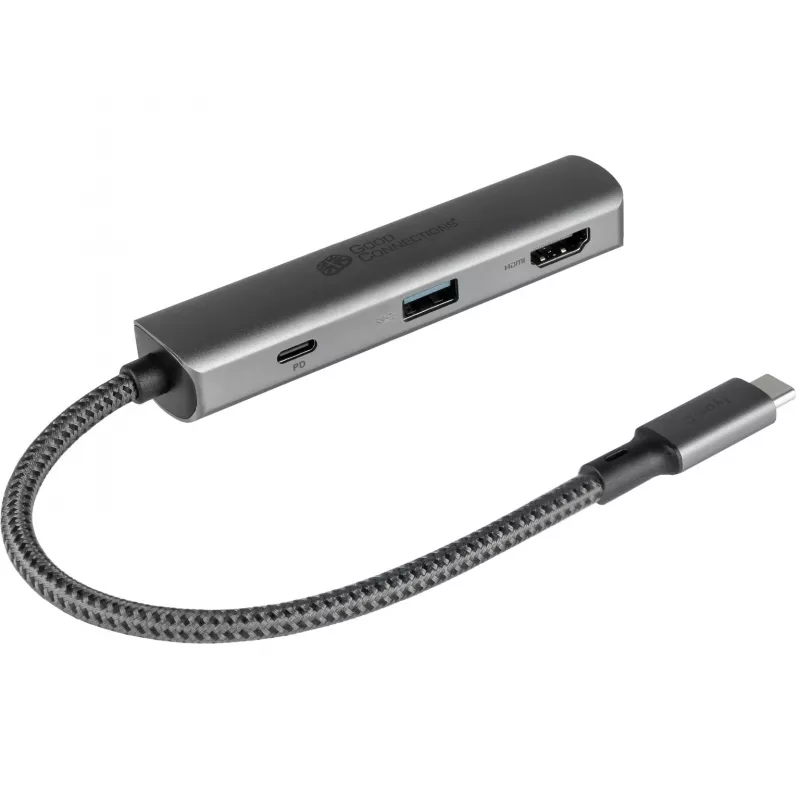Hub USB Type-C Alcasa HUB-C002A 5000 Mbit/s HDMI USB 3.0
