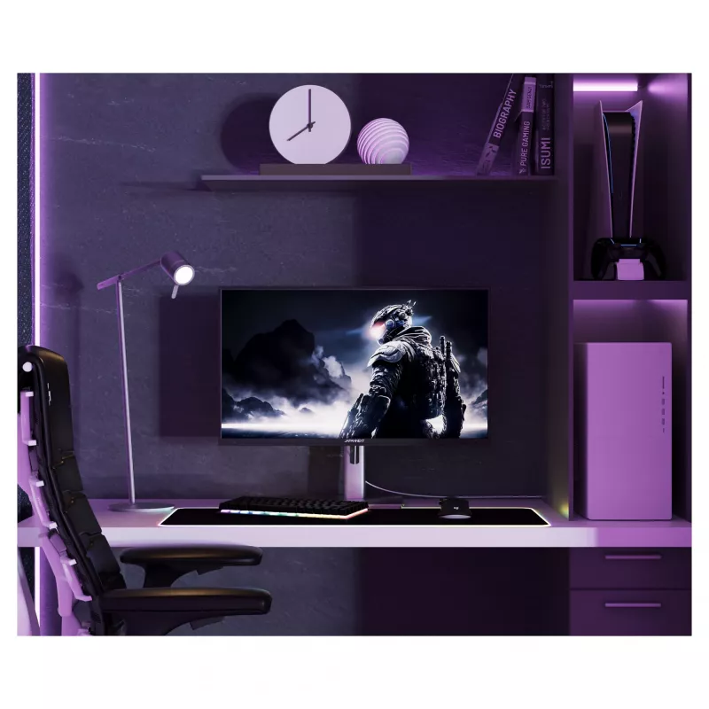 Ecrã de computador JAPANNEXT JN-I270WQHD300F-HSP 68,6 cm (27 polegadas) 2560 x 1440 píxeis Wide Quad HD LED cinzento