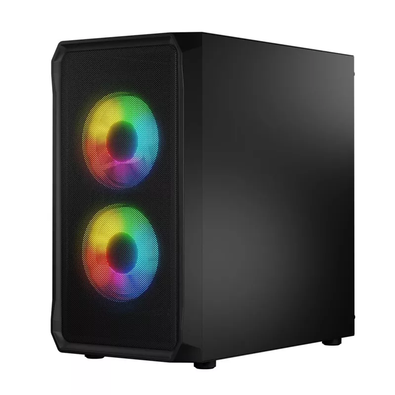 Caixa de computador Logic Concept Portos Mini ARGB Micro ATX preto