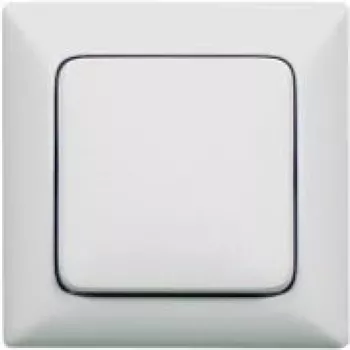 Placa de parede Legrand 776210 branca termoplástico sem parafusos