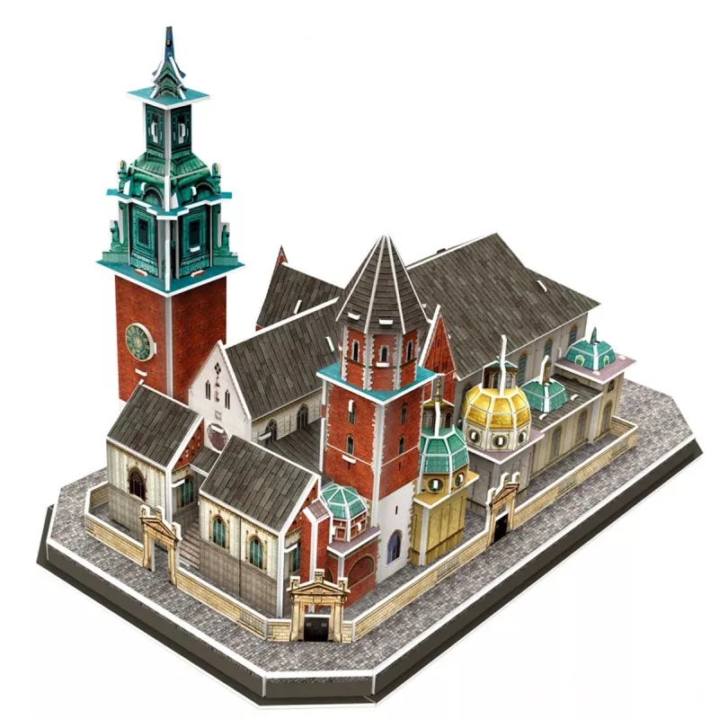 Puzzle 3D cubicfun Catedral de Wawel – 101 peças, kit de montagem
