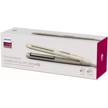 Aparelho de styling de cabelo Philips série 8000 BHS838/00 ferro de alisar bege quente 1800 W 2 m