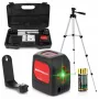 Nível laser Vorel PS-CL30GSET nível laser de linhas cruzadas verde 30 m com tripé