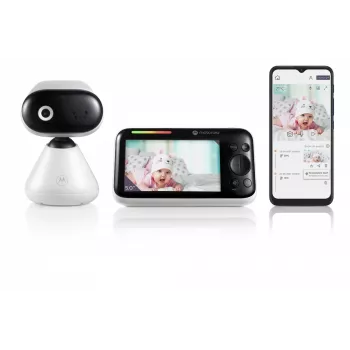 Intercomunicador de vídeo para bebé Motorola 5,0 polegadas Wi-Fi | PIP1500 Connect