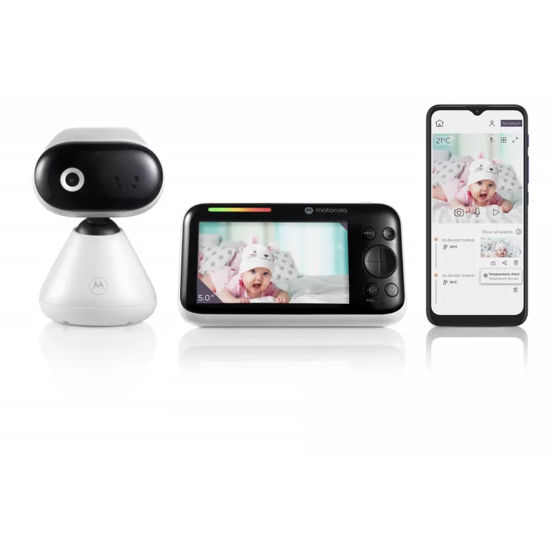 Intercomunicador de vídeo para bebé Motorola 5,0 polegadas Wi-Fi | PIP1500 Connect