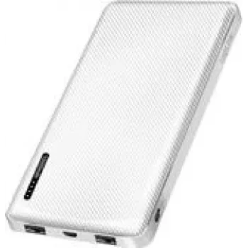 Powerbank LOGILINK 10.000 mAh, branco 2xUSB-A, USB-C + função de carregamento rápido (PA0328WRF)