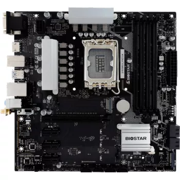 Placa-mãe Biostar B760MX2-E Pro D4 - B760 - Socket 1700 - Micro ATX