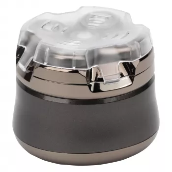 Máquina de barbear rotativa de homem Jata JBMA1444 — 5 cabeças rotativas, Li-Ion 1200 mAh, barbear a húmido e a seco, cromado