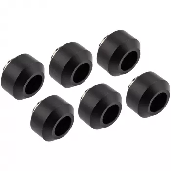 Conjunto de conexão para tubo rígido OPTIMUS para tubos de 12 mm, pack de 6 com ferramenta de instalação, preto