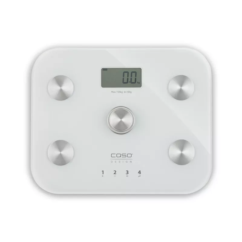 Caso | Balança | BodyEnergy Fit | Carga máxima 150 kg | Precisão 100 g | Branco