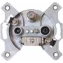 Tomada de antena ShiverPeaks 83905-10DCL BK+SAT ligação passante para coaxial de TV/satélite