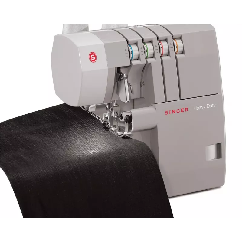 Máquina de costura overlock SINGER 14HD854 Heavy Duty elétrica 120 W Cinzento