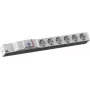 Unidade de distribuição de energia Bachmann 333.4065 com 1 interruptor, 6 tomadas Type E, cabo de 2,0 m