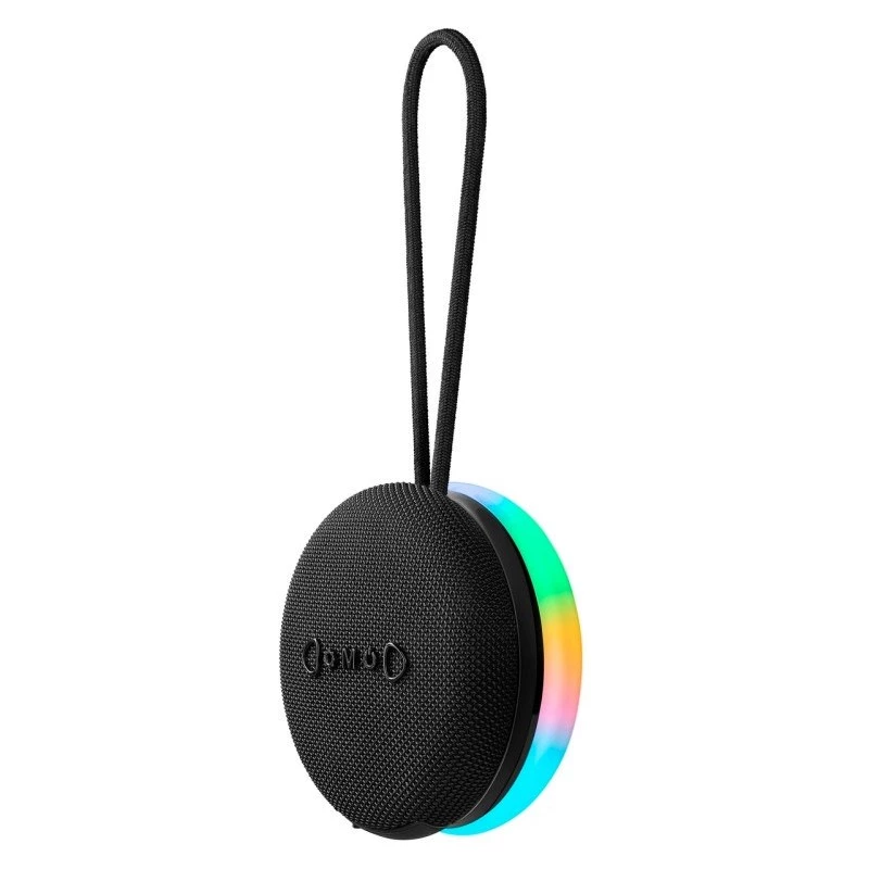 Altifalante Bluetooth portátil DEFENDER ENJOY 40 — 7 W RMS, Bluetooth 5.3, iluminação LED, bateria LiPo, 9 h, preto