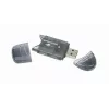 Leitor de cartões USB 2.0 Gembird FD2-SD-1 — MMC/SD/SDHC/SDXC, 73×30×10 mm, 13 g, preto