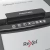 Destruidora de documentos Rexel Optimum AutoFeed+ 130X corte cruzado 55 dB 22 cm preto, prateado