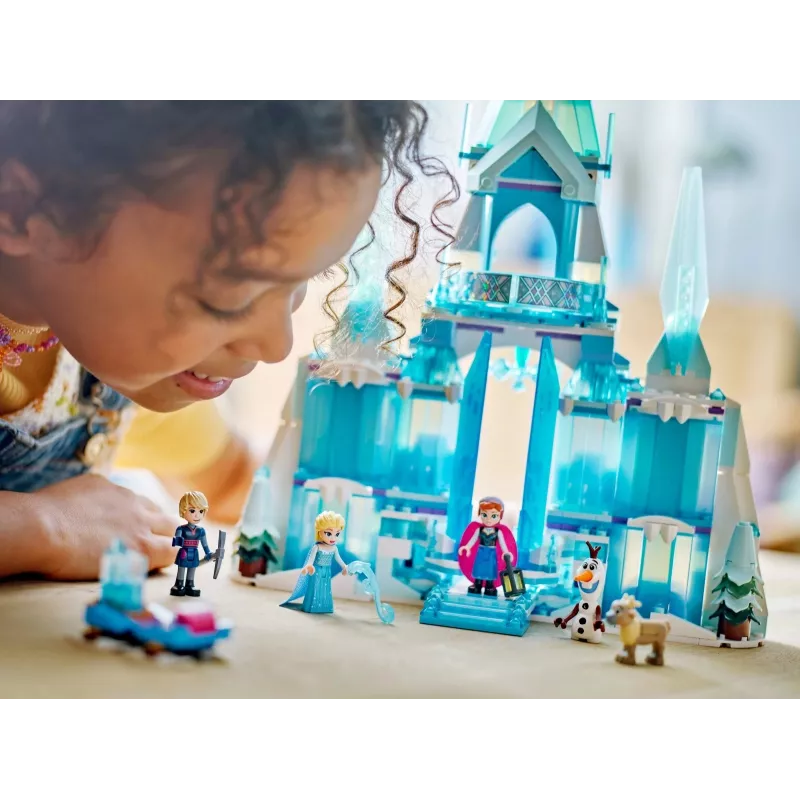 Brinquedo de construção LEGO Disney Princess Palácio de Inverno da Elsa 43244 — conjunto de construção para brincadeira imaginativa