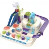 Conjunto de pista de corrida de brinquedo Extralink TOYS — conjunto de carros inteligente, peças de pista modulares, veículos a pilhas