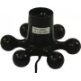 Luminária EUROLITE Hexopus 51100650 preto
