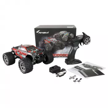 Amewi M-Land monstertruck 48 km/h 4WD 1:16 RTR vermelho (22622)