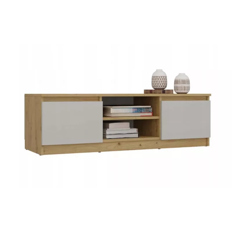 Móvel de TV MALWA 120, carvalho Artisan/caxemira