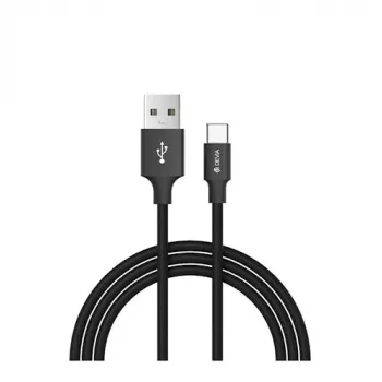Conjunto de cabos de dados USB Devia Pheez Series Micro – pack de 3: 25 cm, 1 m, 2 m – preto