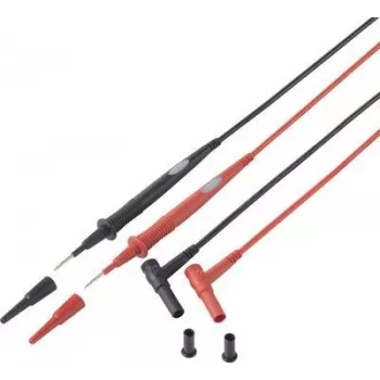 VOLTCRAFT Cabo de medição de segurança 1,00 m Preto, Vermelho MS-7 (VC-10982495)
