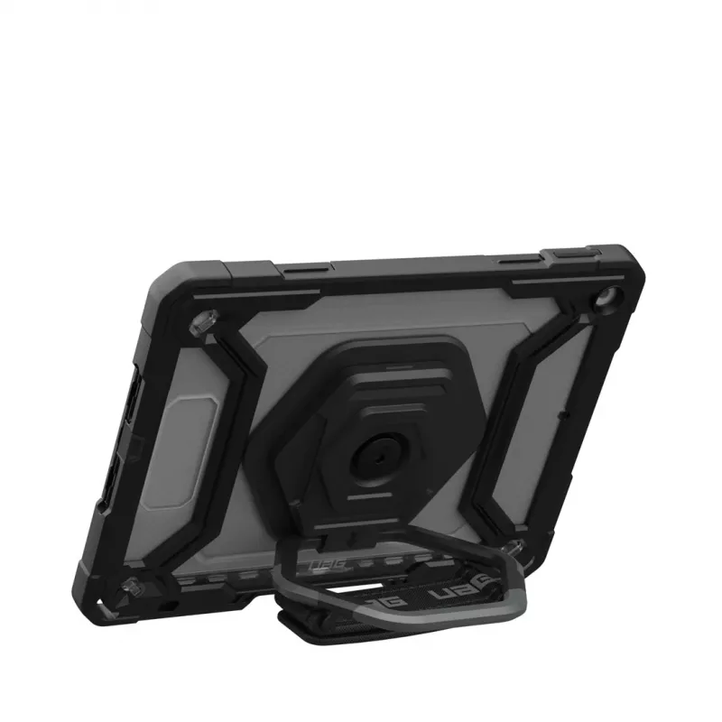 Urban Armor Gear Plasma Healthcare 124470114340 capa para tablet Apple iPad 10.9 (10.ª geração) / 11 (A16), 27,7 cm (10,9"), bumper, suporte, alça de mão, ice/preta