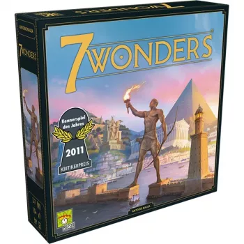 7 Wonders - jogo base - novo design, jogo de tabuleiro jogo especialista do ano 2011