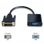 Adaptador de cabo de vídeo Microconnect DVIDVGA 0,25 m DVI-D VGA (D-Sub) preto