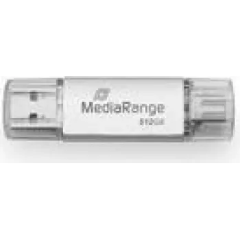 Pen drive MediaRange 512 GB USB 3.2 Gen 1 USB-A USB-C MR940-1