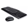 Teclado sem fios Logitech MK330 US preto