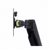 Suporte de mesa para monitor ART RAMM UM-116 para 2 monitores 13–32 polegadas, suporte de braço duplo ajustável em altura