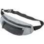 Bolsa de cintura TROIKA BLB03/GY — design refletor compacto, leve