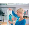 Mopa Leifheit 55092 microfibra 8000 ml seco e húmido microfibra azul, cinzento