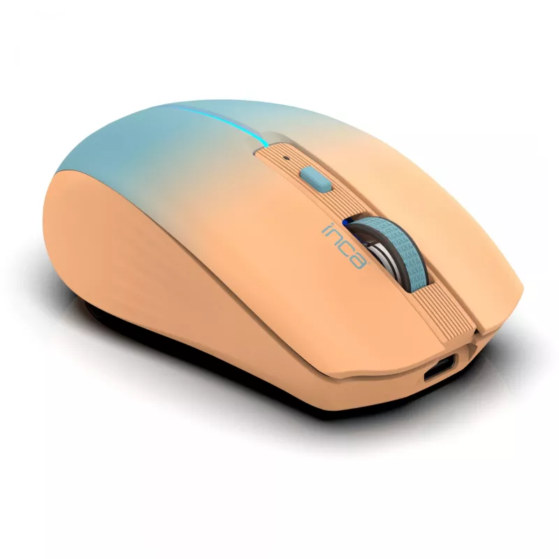 Cian Technology GmbH rato INCA IWM-511RT Bluetooth+sem fios RGB cor base laranja