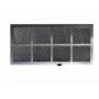 Conjunto de filtros de carvão ativo Respekta MIZ 7800 — 2 unidades, prateado/preto