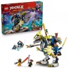 LEGO NINJAGO Conjunto 71843 Rogue’s Mech Dragon Rider — 584 peças, 4 minifiguras, 190 mm de altura do modelo