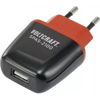 VOLTCRAFT SPAS-2100 VC-11413285 carregador USB adaptador de tomada corrente de saída (máx.) 2100 mA 1 x USB Auto-Detect (VC-11413285)