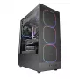 Caixa para PC TACENS MARS MC-NEBULA Midi Tower com vidro temperado, quatro ventoinhas aRGB de 120 mm, suporta ATX, GPU até 30,2 cm