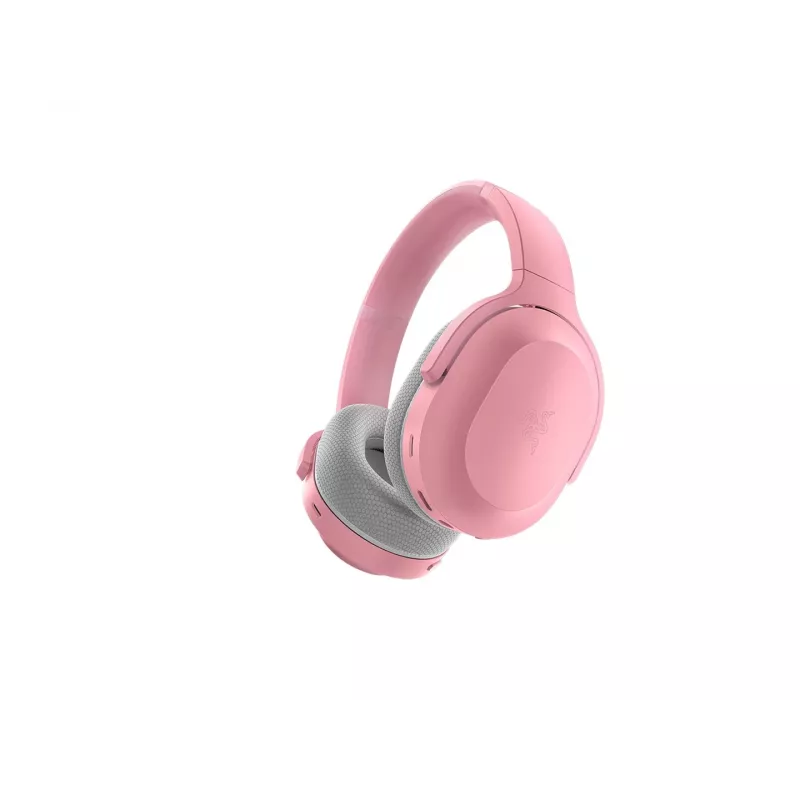 Headset Razer Barracuda sem fios arco Gaming USB Type-C Bluetooth cinzento, rosa